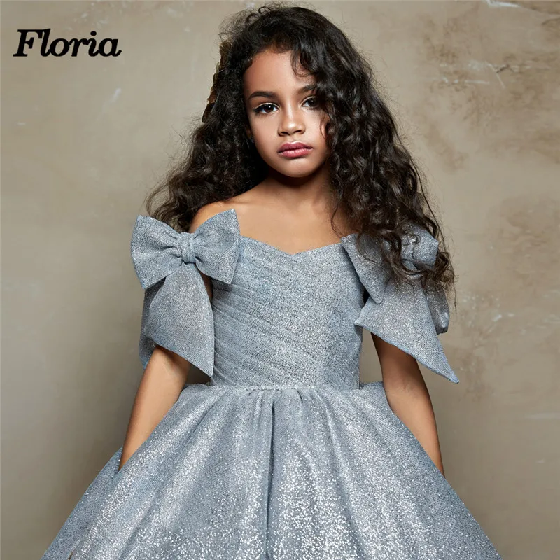 Новинка шикарное бальное платье длинное Цветочное для девочек Vestidos deminha 2019