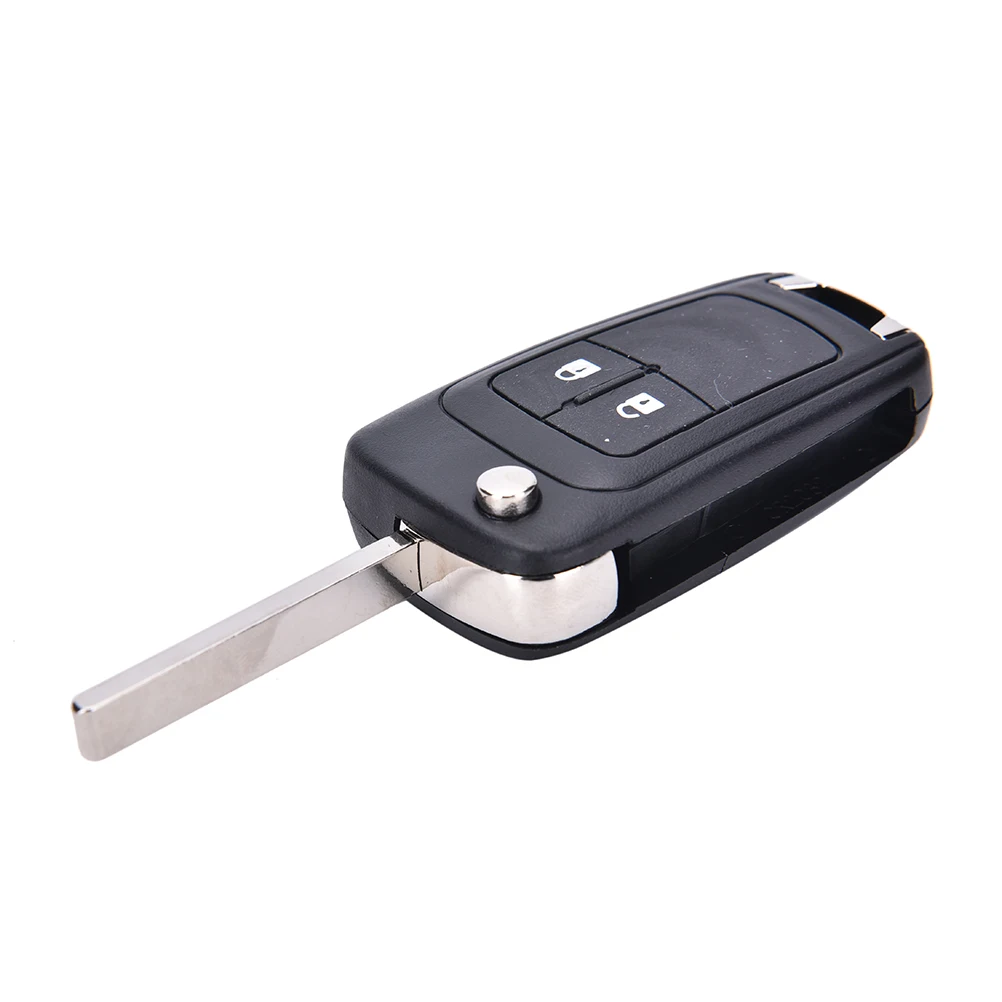 Чехол брелок для ключей с 2 кнопками и необработанное лезвие Vauxhall Opel Astra Insignia