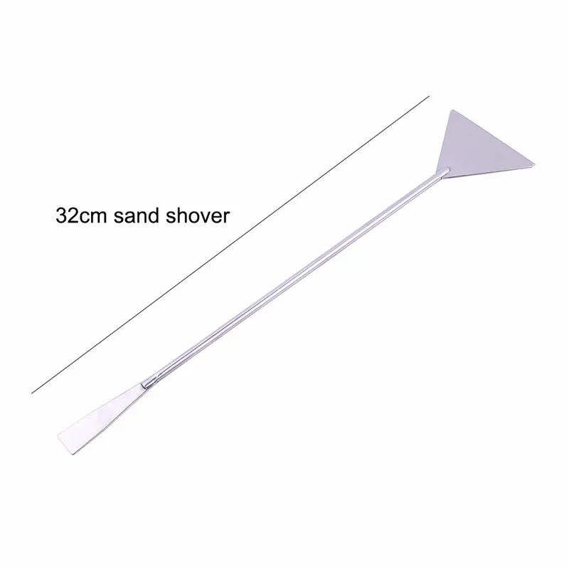 sand shover Инструменты для обслуживания аквариума Пинцет изогнутые ножницы щетки держатель для хранения аквариума водные растения инструменты для очистки - Цвет: sand shover
