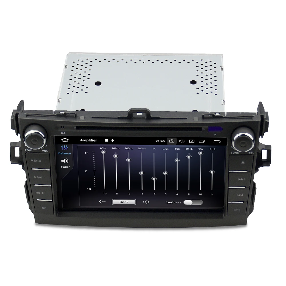 EKIY автомобильный DVD GPS Навигатор Радио для Toyota Corolla 2007 2008 2009 2010 2011 8 ''IPS 2Din Android 9 0