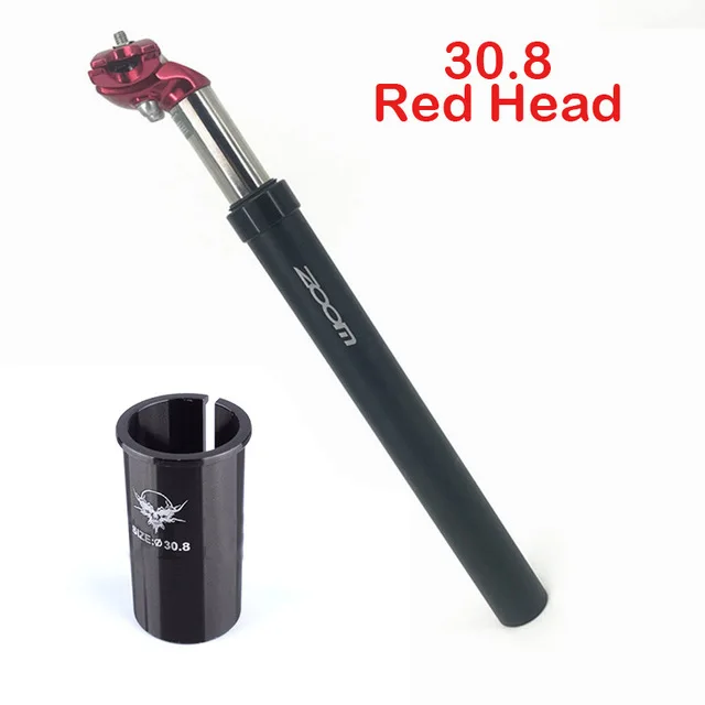 30.8 Red Head Mtb велосипед Подседельный штырь для подседельный штырь трубки амортизатора удара, подседельные штыри ребёнка ройялас подвесом 27,2 30,4 30,8 31,6 велосипедов Запчасти - Цвет: 30.8 Red Head