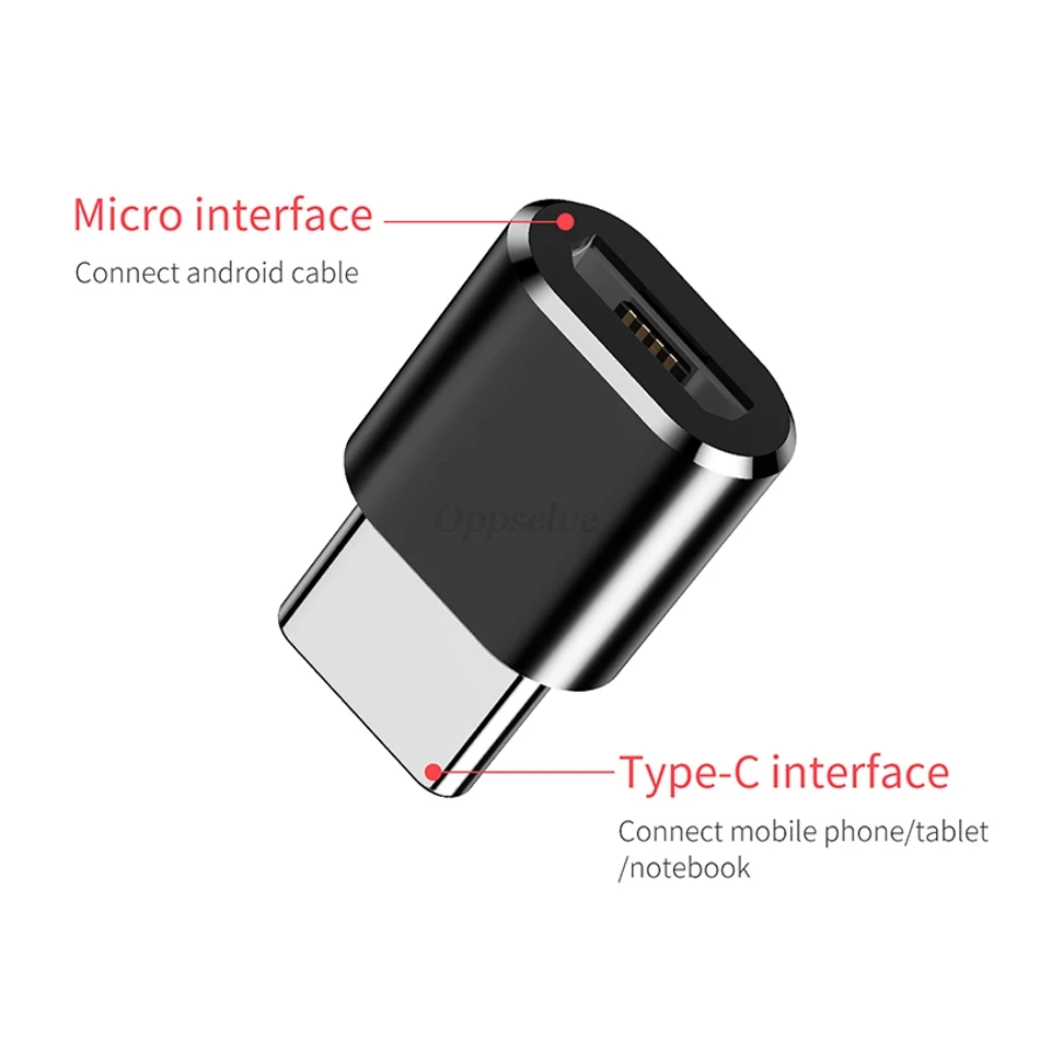 Адаптер типа OTG с портом «папа» для USB с портом «мама» адаптер для передачи данных 2 в 1 для зарядки и синхронизации c-типа изоляция Micro USB и USB-Type C преобразователь для samsung Macbook