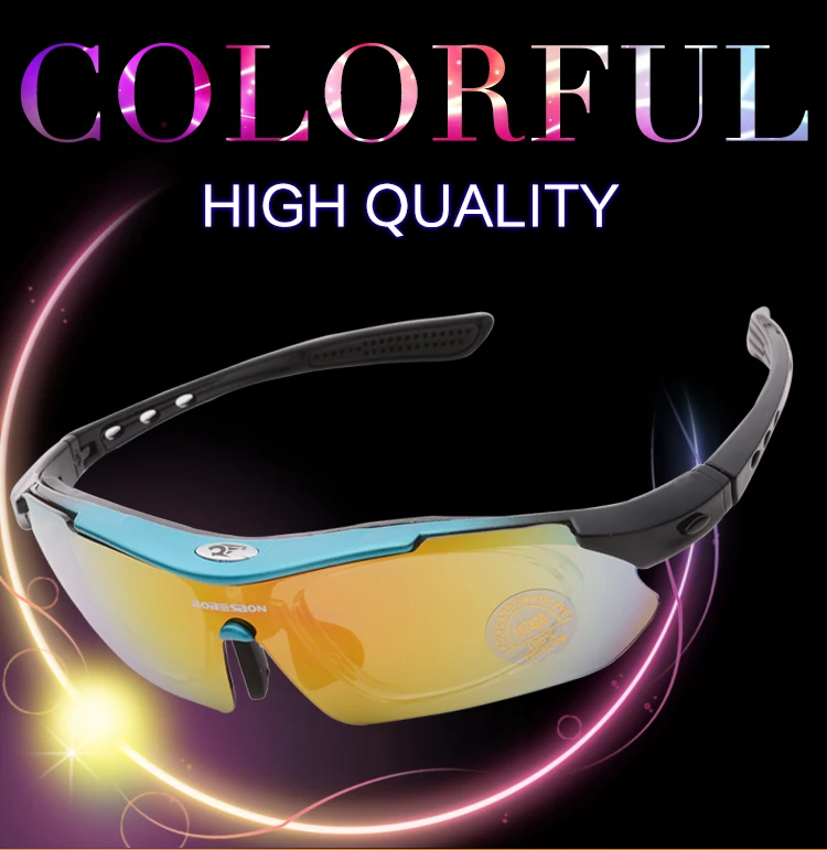 ROBESBON Polarized Fun Sports Cycle Sunglasses Ciclismo 5 Lenses Eyewear Professional Cycling Eeyewear Bicycle Bike Glasses | Спорт и