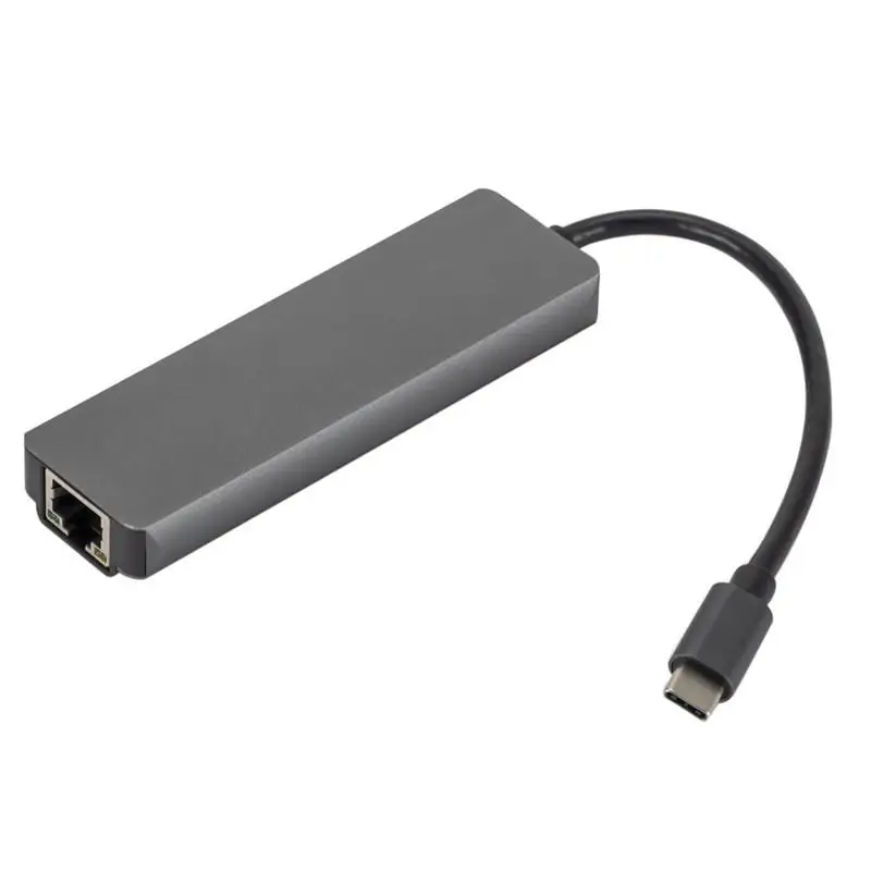 BEESCLOVER Rj45 Lan адаптер 5 в 1 концентратор USB Type C для MacBook 5 в 1 концентратор USB Type C HDMI 4 к USB C концентратор для Gigabit Ethernet r25