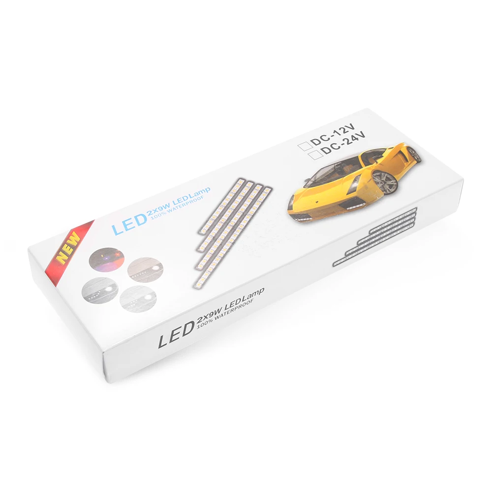 2 предмета Автомобильные дневные ходовые огни Алюминий оболочки