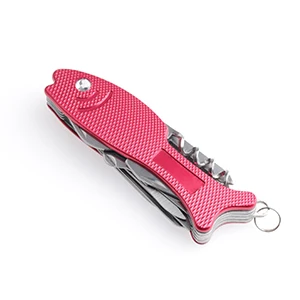 11 Red Многофункциональные складные армейские ножи Swiss Champ SW056F из нержавеющей стали - Цвет: 11 Red