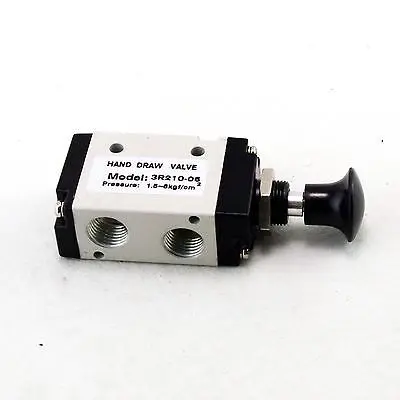 

3 port 2 pos 1/4" BSPT Hand Operated Air Valve Hand Return Manual Control x 1