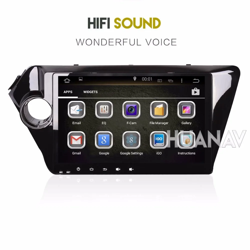 Автомобильный dvd-плеер с GPS-навигацией для Kia k2 RIO 2010 2011 2012 2013 2014 2015 2016 2017 2 DIN