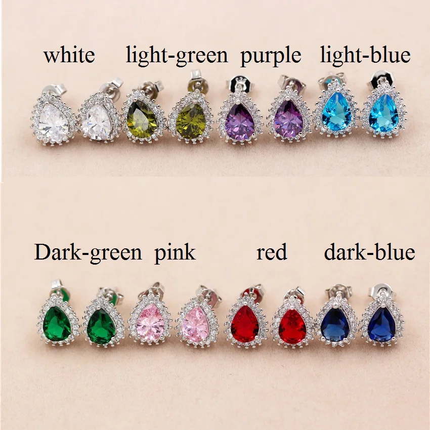 Женские серьги-гвоздики серебряного цвета с сердечками | Украшения и аксессуары