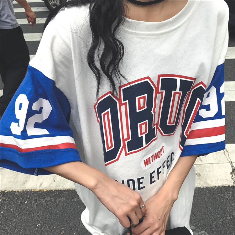 NiceMix harajuku сетчатый дизайнер плюс размер футболки летний Стиль брендовая Повседневная футболка camisetas mujer футболки женская одежда Корейский