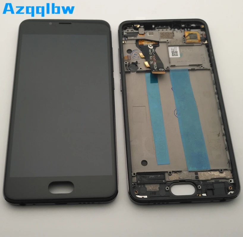 

ЖК-дисплей Azqqlbw для Meizu U10, 5,0 дюйма, сенсорный экран, панель, дигитайзер в сборе для Meizu U10, дисплей с рамкой, ремонт Par + Инструменты