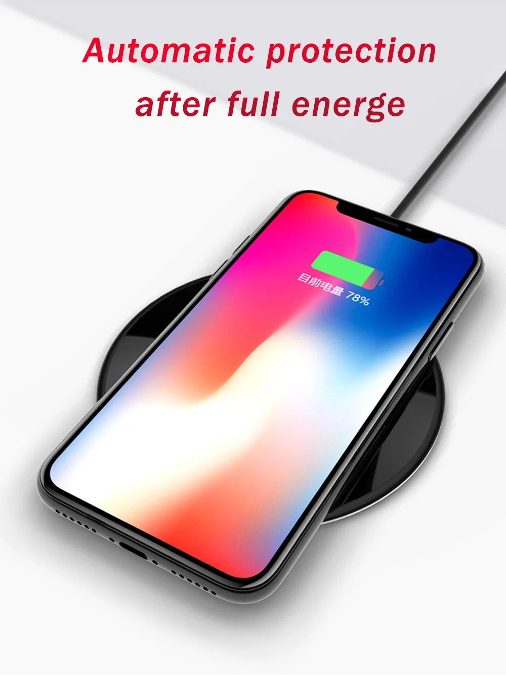 Ультратонкое Беспроводное зарядное устройство Ascromy для Apple iPhone XS Max XR X XSmax 8 Plus samsung Galaxy Note 9 8 быстрая Беспроводная зарядка