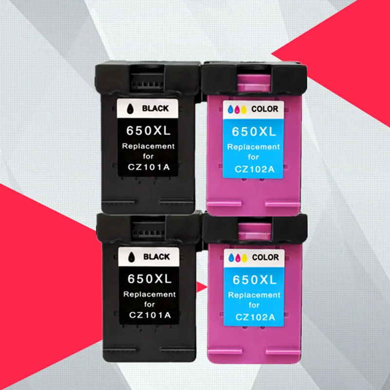 2BK 2COLOR Совместимый картридж с чернилами 650XL Замена для hp 650 XL для hp 650 с чернилами hp Deskjet 1015 1515 2515 2545 2645 3515 3545 4515 4645 - Цвет: 2BK 2COLOR