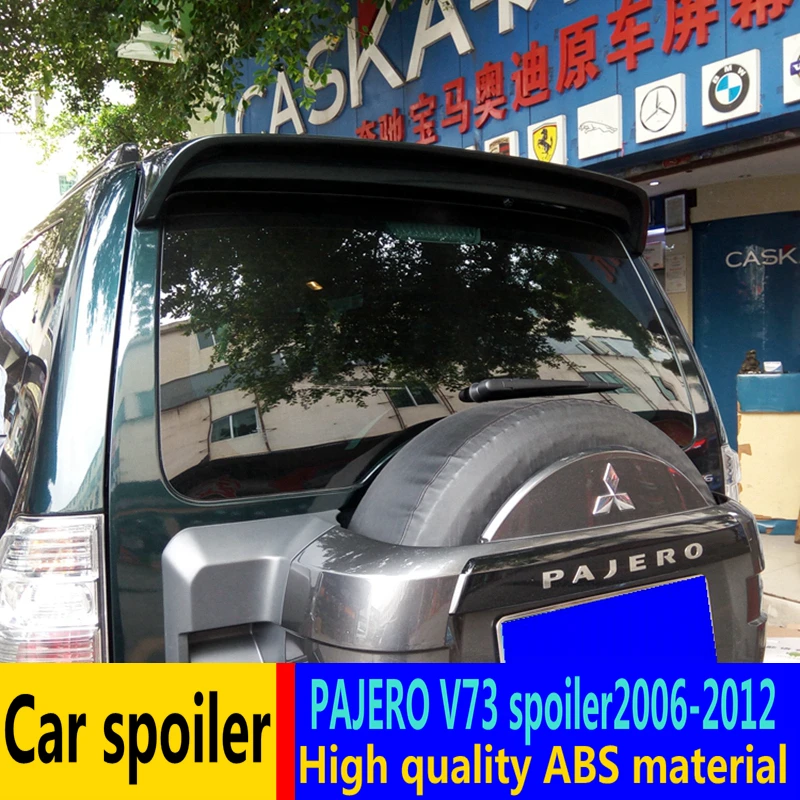 Для Mitsubishi PAJERO V73 спойлер 2006-2012 Высокое качество ABS Материал автомобильное заднее