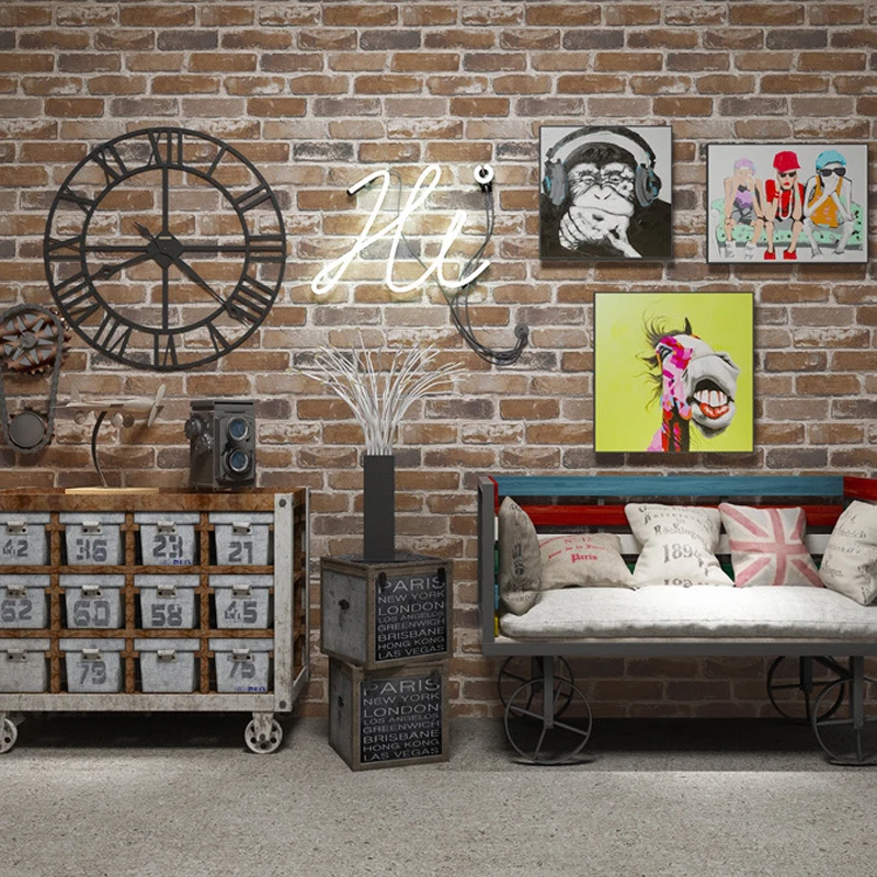 

Vintage 3D Stone Brick Wallpaper for Bedroom Living Room Elegant Home Decor Non-woven Waterproof Wall Paper Roll 53x1000cm