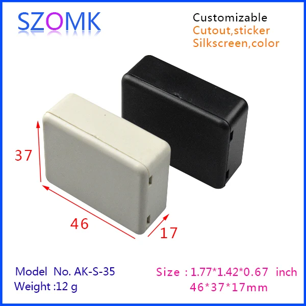 2 шт. пластиковый карман для электронных приборов 46*37*17 мм|plastic bead box|plastic dowelplastic