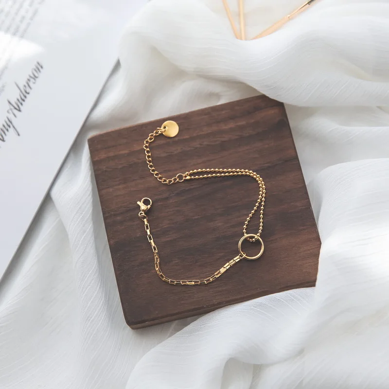 Новое поступление модный простой браслет YUN RUO с изображением торуса женский