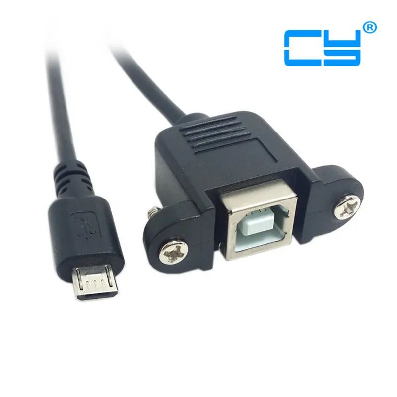 Оптовая продажа 5 шт./лот высокое качество новинка 50 см USB 2 0 B гнездо для принтера