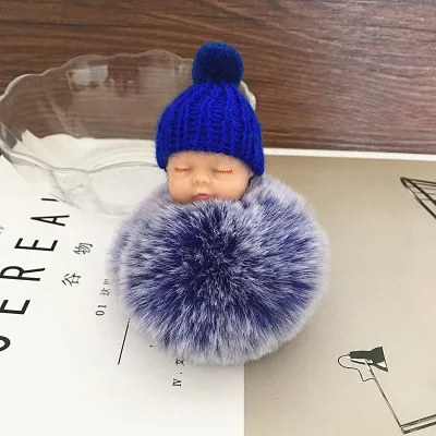 style18 Мультфильм Pom Спящая Детская плюшевая кукла игрушки Кролик Мех мяч игрушки пушистый мешок для девочек Подвеска Украшения игрушки для девочек подарок - Цвет: style18