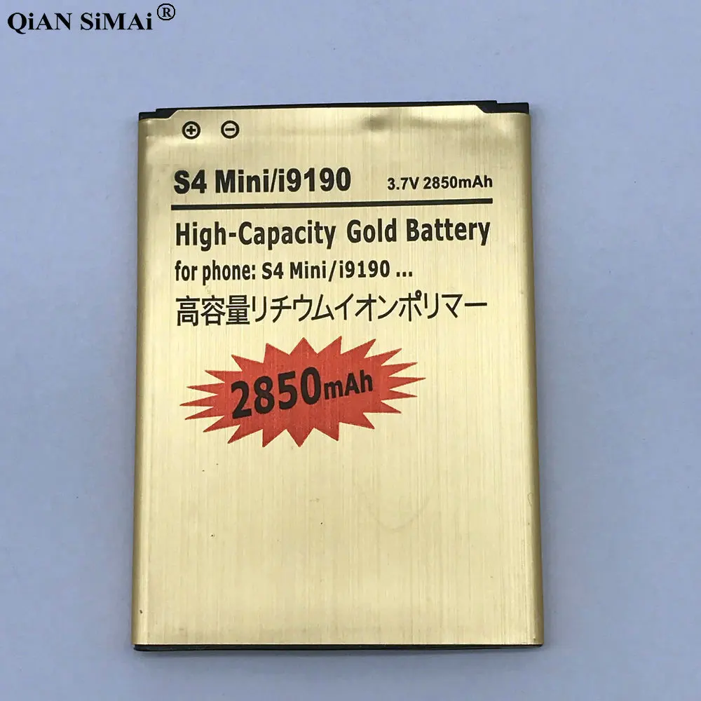 Новый высококачественный 4 контактный золотой аккумулятор на 2850 мАч для телефона