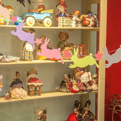 

Счастливый Пасхальный кролик со звездами, баннер, перьевая гирлянда, детская спальня, уникальный декор, свадебное украшение, товары для дня ...