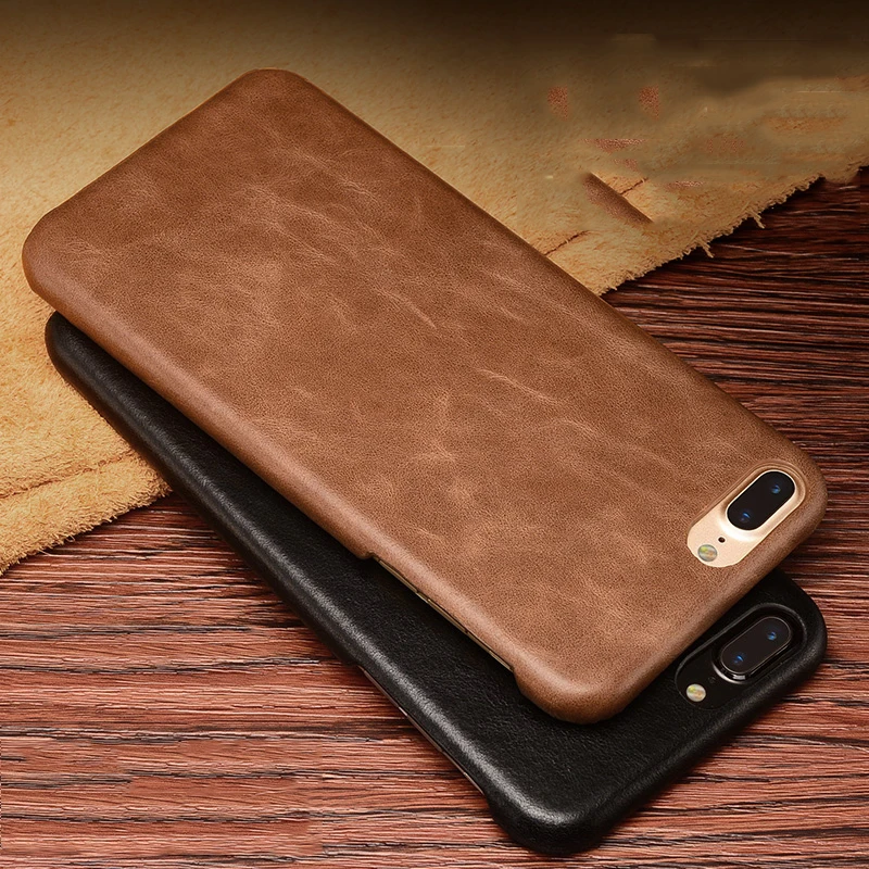 Чехол Toraise для iPhone 8 Plus роскошный Винтажный чехол из натуральной кожи пластиковая