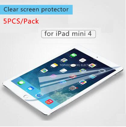 5 шт./упак. Высококачественная Передняя защитная пленка для ipad mini 4 прочная