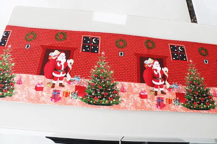Tablecloth Table Runner Tables Cloth Kitchen Christmas Xmas Home Party santa snowman | Дом и сад