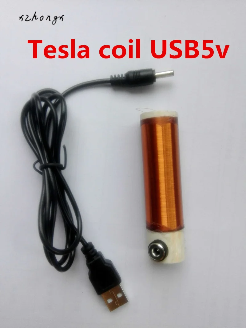 

Tesla coil USB5v power supply, lighting energy-sav