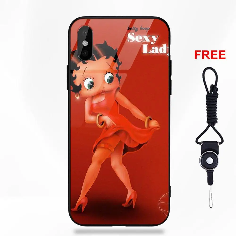Vvcqod Сексуальная мультфильм девушка Бетти Буп для Apple iPhone 5 5C 5S SE 6 S 7 8 плюс X XS Max XR