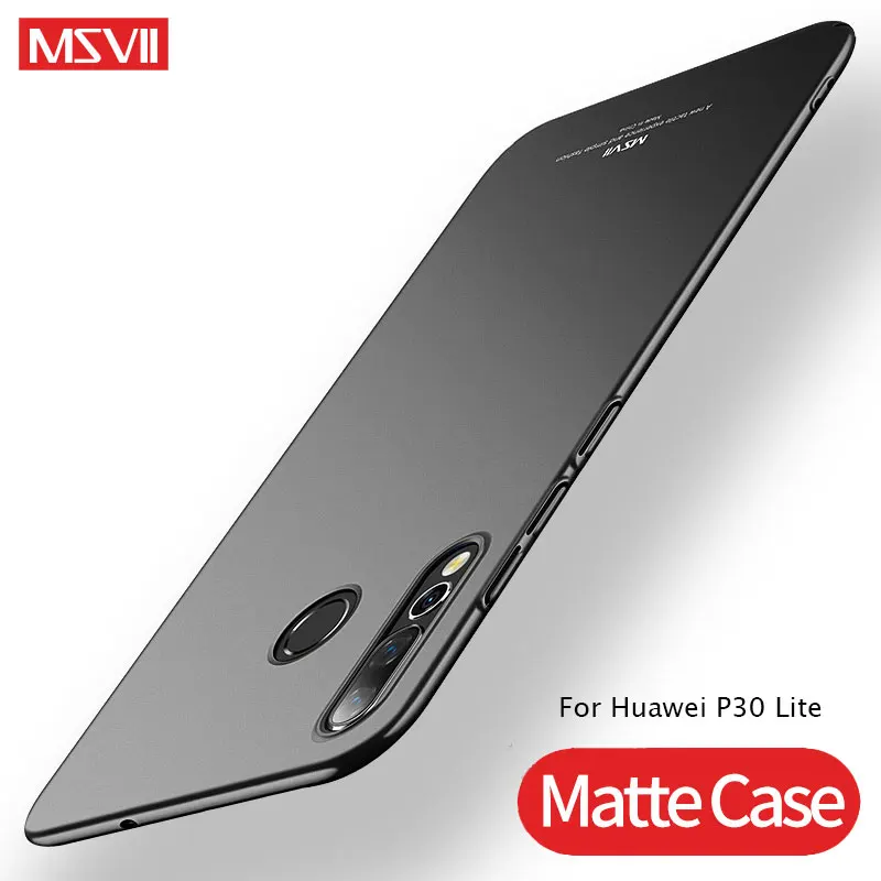 Huawei P30 Pro Чехол MSVII тонкий матовый чехол для huawei P 30 Lite Матовый Жесткий из