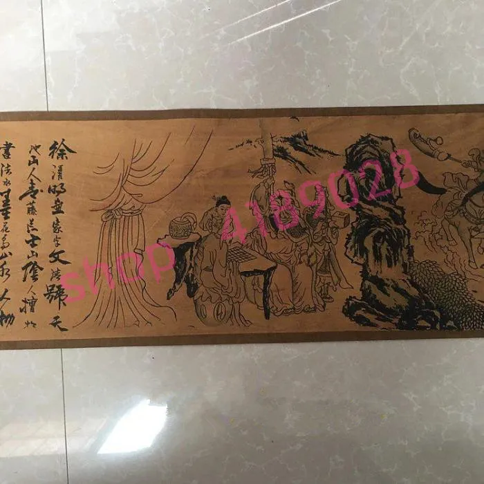 Античная каллиграфия и живопись Taoyuan три значения карта гостиная декоративная |