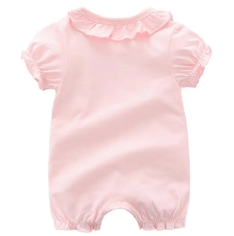 Детские комбинезоны Новинка детские кружевные с рюшами и воротником короткими