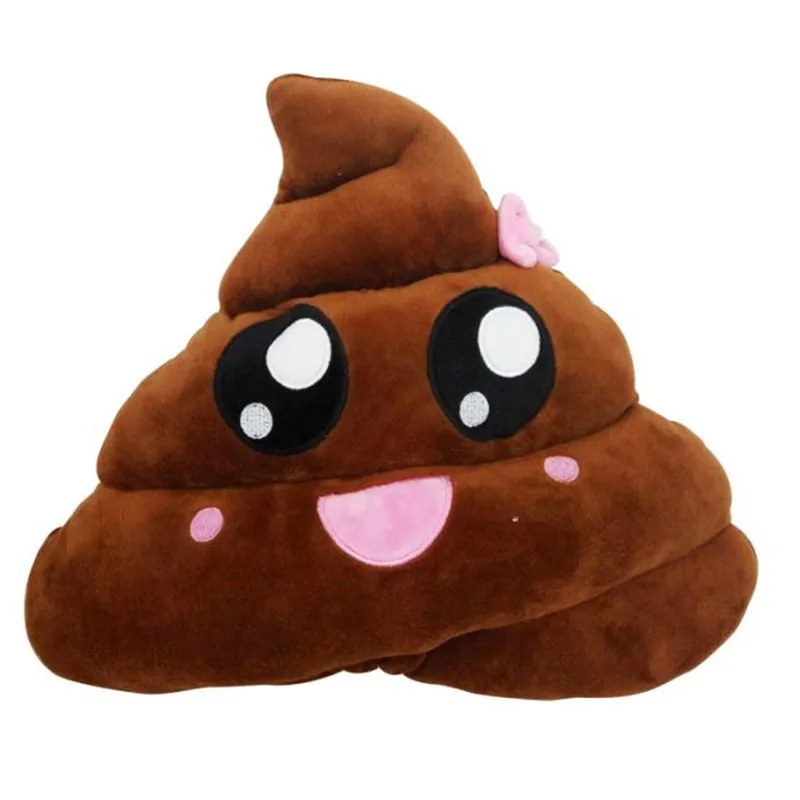 Забавная Подушка Emoticon домашние автомобильные подушки для путешествий Poop мягкая игрушка кукла забавная плюшевая подушка сиденье Подушка Cushion30