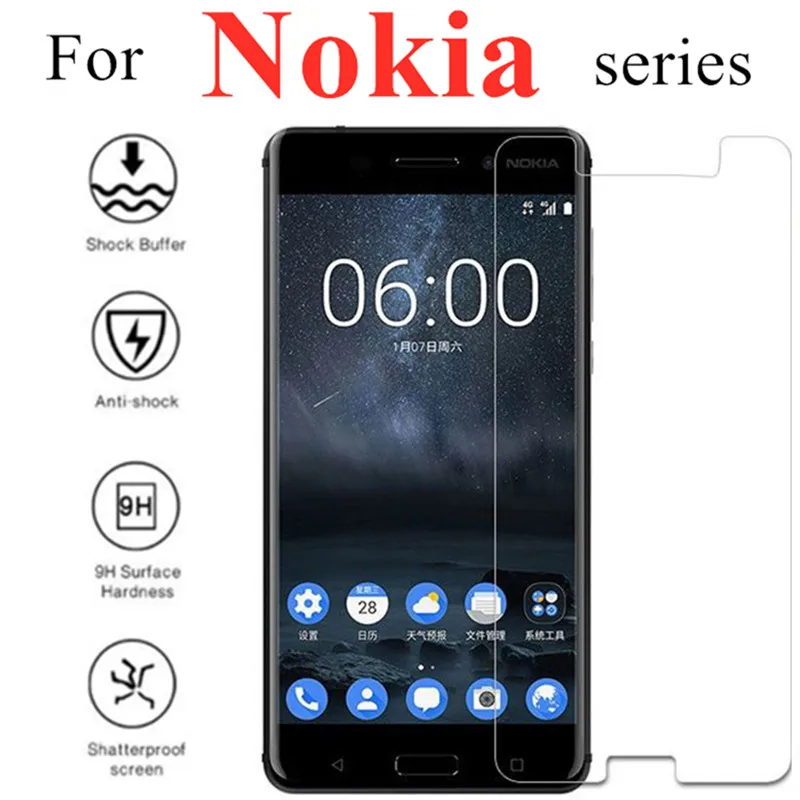 Для nokia 8 Защитное стекло для 2 3 5 6 nokia3 nokia5 nokia6 nokia8 nokia2 закаленное защитное экрана