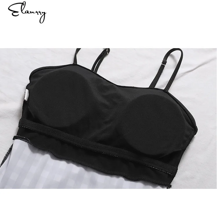 Женская пляжная одежда 2018 новейшее купальное платье сексуальное клетчатое