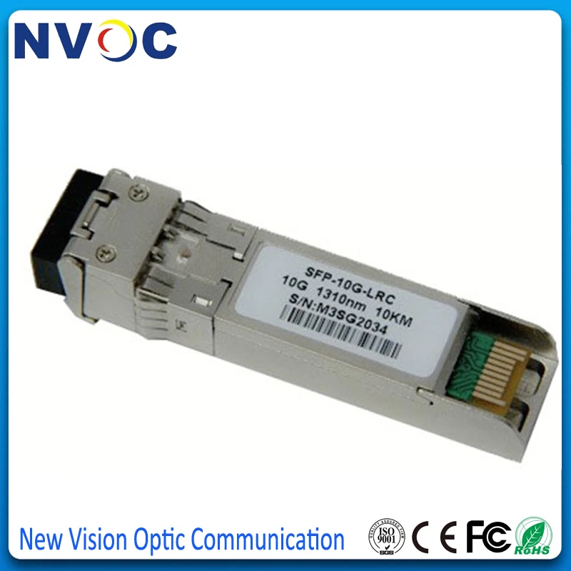 Бесплатная доставка 10G SFP + LR 1310 нм 10 км двойное волокно LC коннектор DDM +-10G-LR |