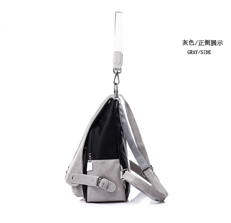 Gdzhlbag модные заклепки Для женщин рюкзак кожа + PU школьная сумка для подростков