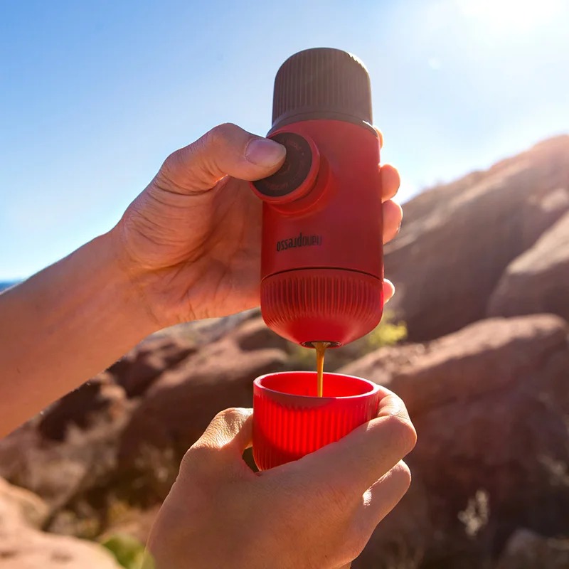 Wacaco Nanopresso портативный кофе эспрессо обновленная версия Minipresso давление 18 бар Red