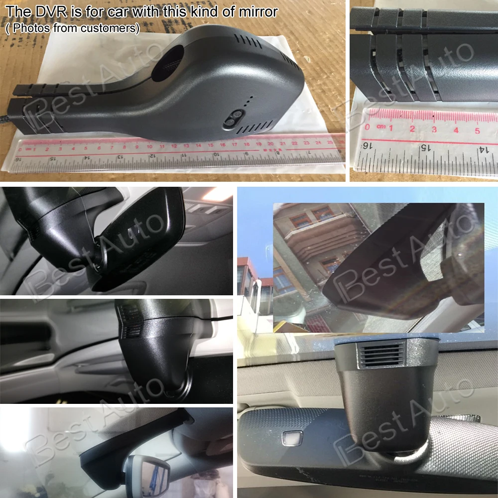 Автомобильная Wi Fi DVR камера для Volkswagen Magotan B8 2016/CC/Touran L/Bora/Golf/Passat Скрытая установка