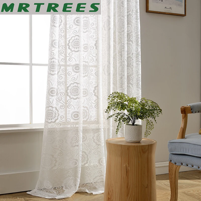 Белый Тюль занавески s жаккардовый дизайн отвесные для гостиной спальни