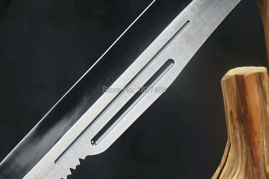 Ручная ковка сильный клинок из марганцевой стали острый нож на открытом воздухе Dao меч/кожа оболочка