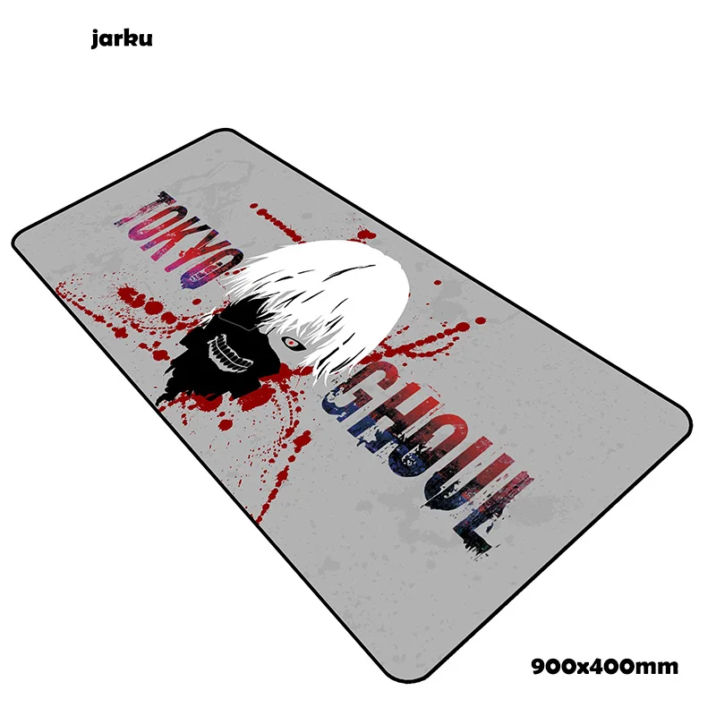 size 900x400x2mm Коврик для мыши с изображением Токийского Гуля 900x400 мм, эргономичный коврик для мыши, лучший игровой коврик для геймера, офисный персональный Коврик для мыши, клавиатура, ПК - Цвет: size 900x400x2mm