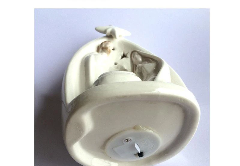 Христианский Иисус Рождественский подарок подарки керамический орнамент Христос ребенок церковь католические статуэтки святая семья Светодиодная лампа