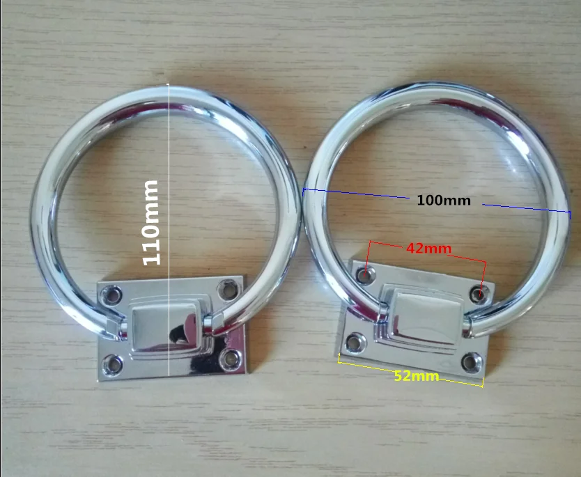 1 шт. кольцевой держатель для двери deurklopper ручки стула Хромированная