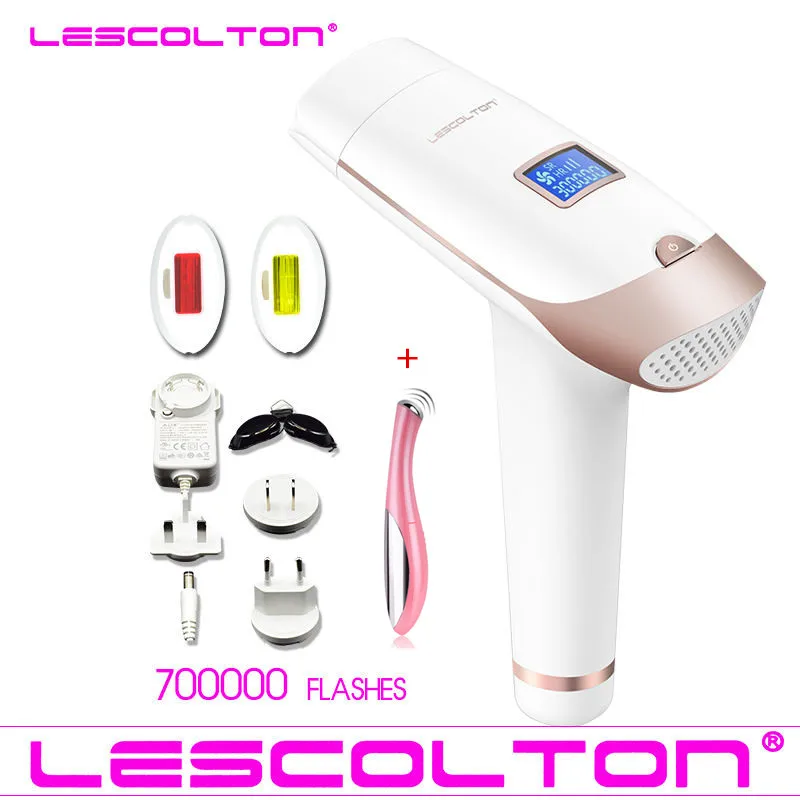Лазерный эпилятор lescolton 1000000 раз, 4 в 1, Эпилятор IPL, эпилятор для удаления волос с ЖК-дисплеем, лазерное постоянное бикини