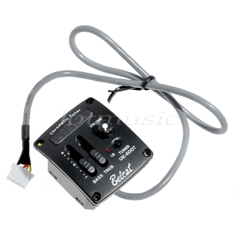 5 комплектов UK400T укулелспиральный пьезо кабель Пикап EQ и Pre Amp|piezo pickup|pickup piezoeq piezo |