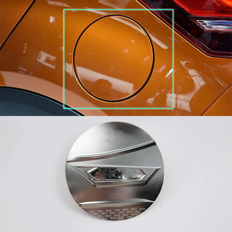 

2017 car parts ABS chrome gas tank cover 1pcs Car Styling For Nissan 17 KICKS