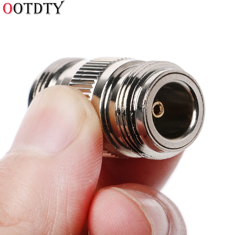 OOTDTY N образный двойной Женский переходник для гнезда миниджек RF WiFi антенный