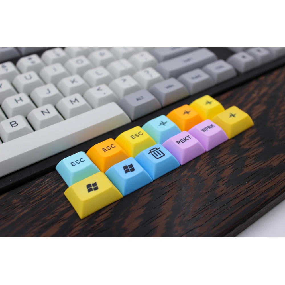 MP DSA гранитный колпачок для клавиш английская версия 108 PBT с принтом механической